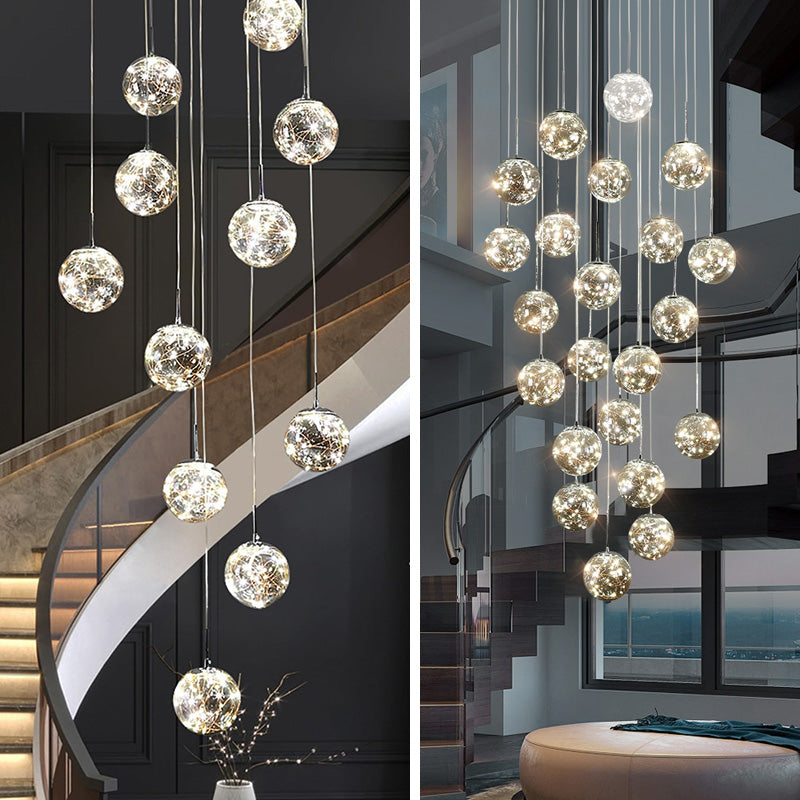 Starry sky chandelier