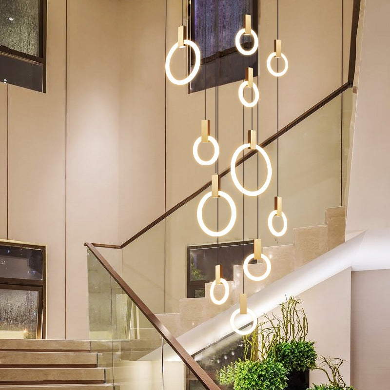Creative Pull Ring Chandelier