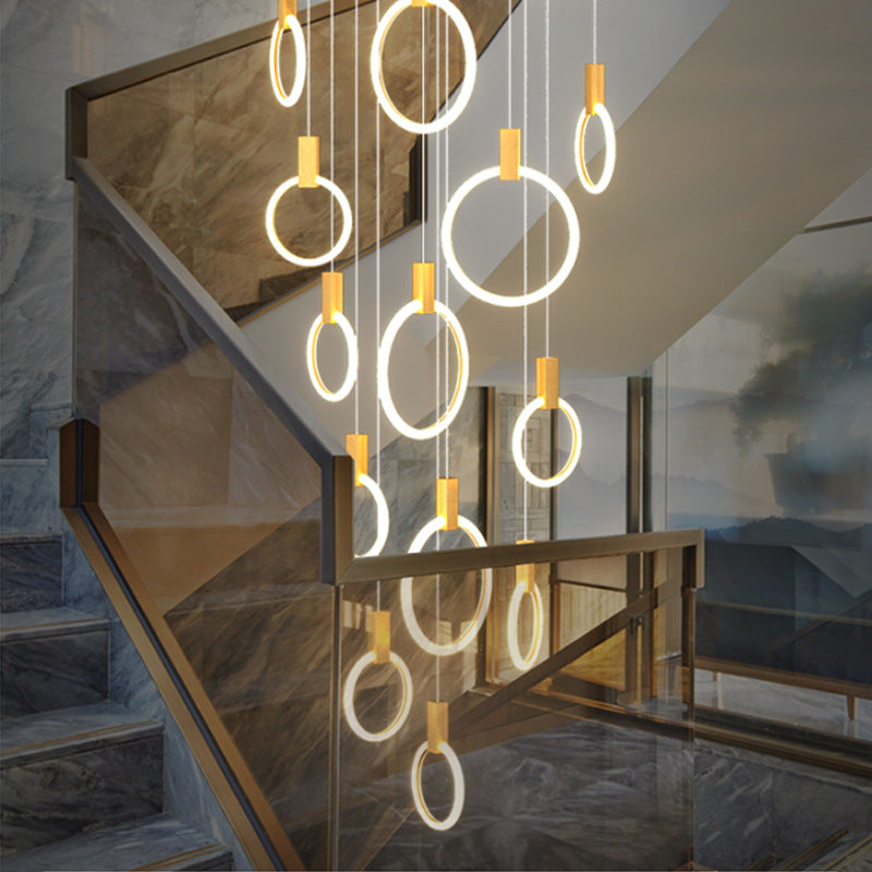 Creative Pull Ring Chandelier