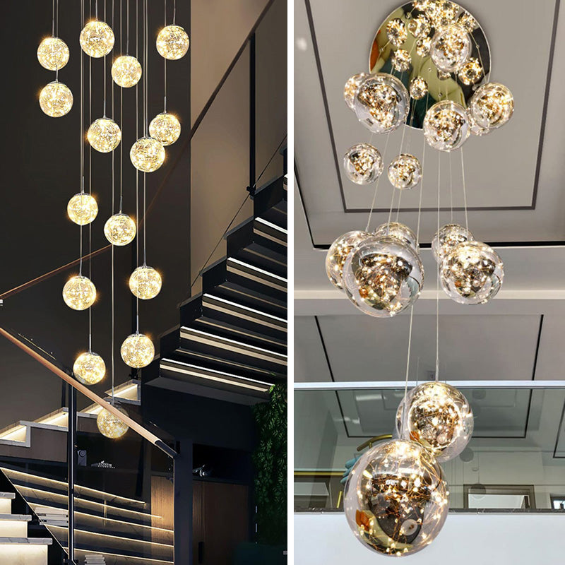 Starry sky chandelier
