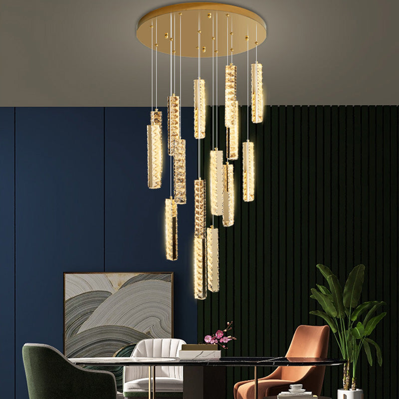 Harmonica K9 Crystal Chandelier