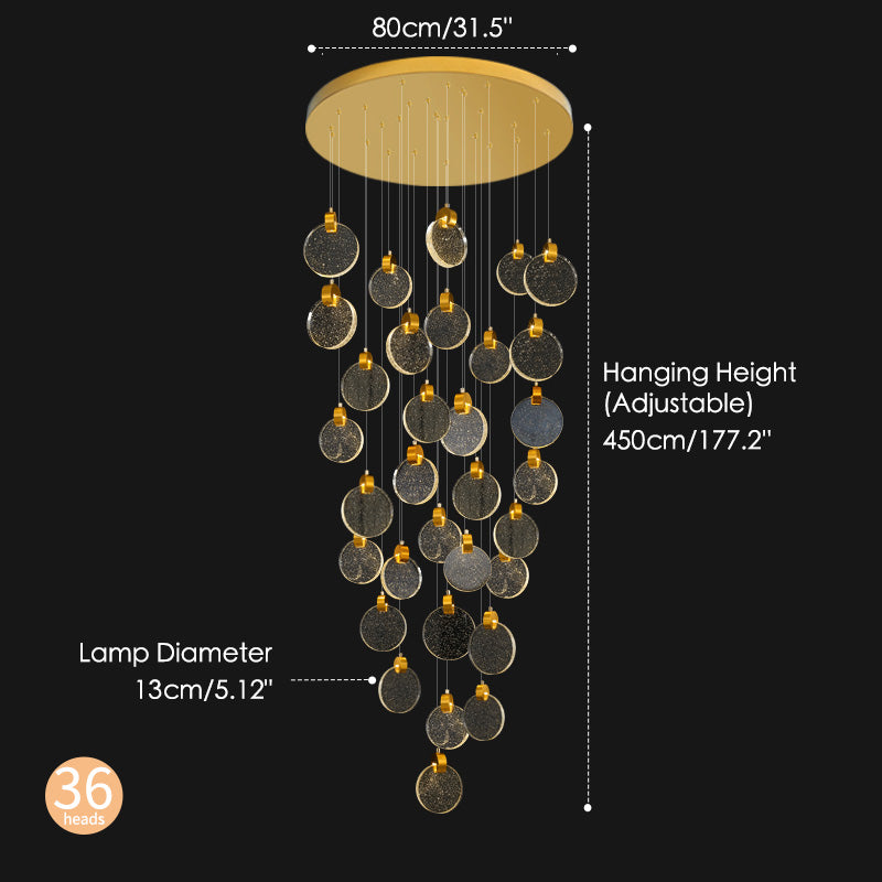 Bubble Round Crystal Chandelier