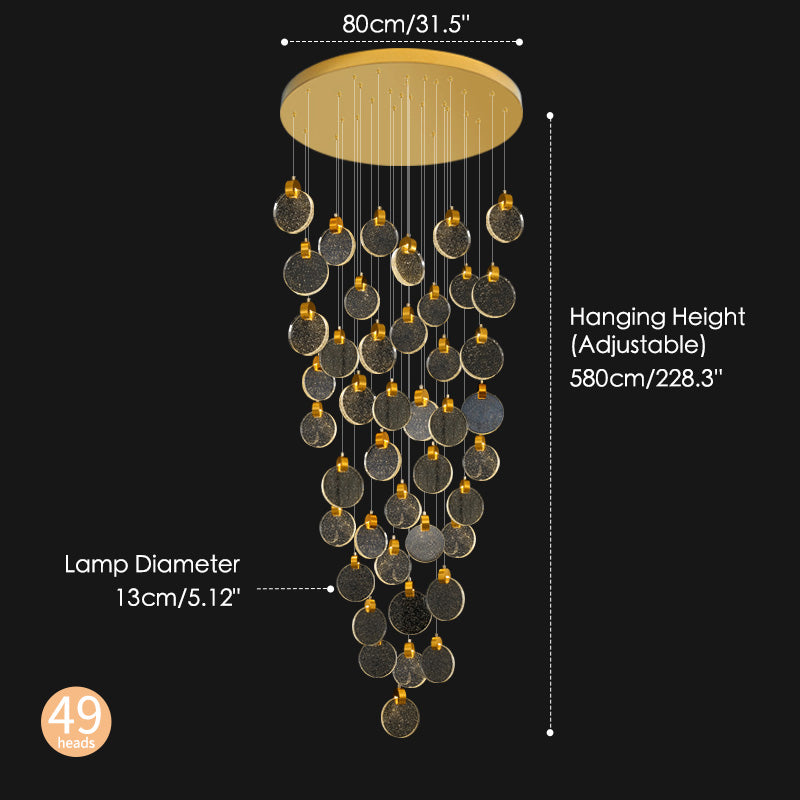 Bubble Round Crystal Chandelier