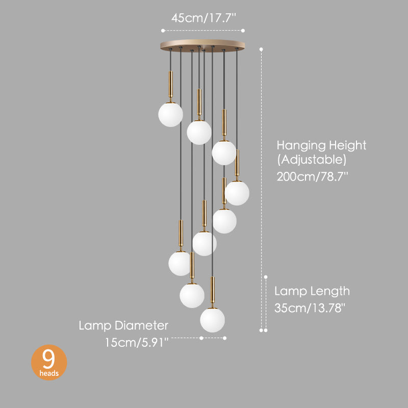 Creative Spherical Chandelier