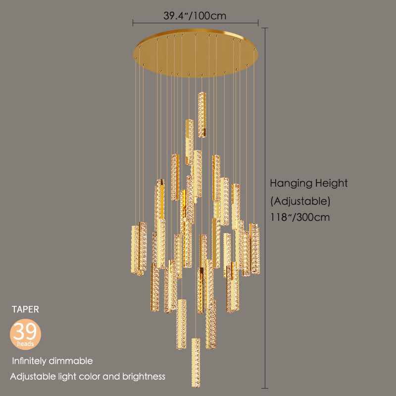 Harmonica K9 Crystal Chandelier
