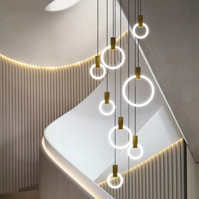 Creative Pull Ring Chandelier