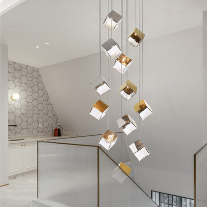 Creative Rubik's Cube Chandelier