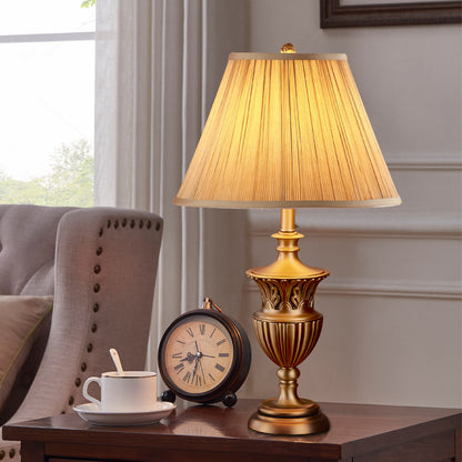 American Style Full Brass Crystal Table Lamp