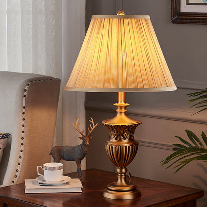 American Style Full Brass Crystal Table Lamp
