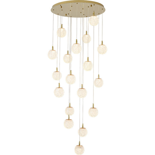 Ripple Spherical Chandelier