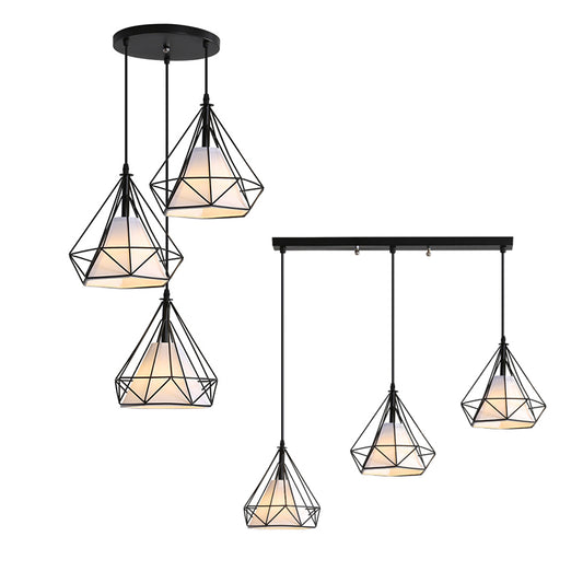 Diamond Shape Bar Dining Room Chandelier