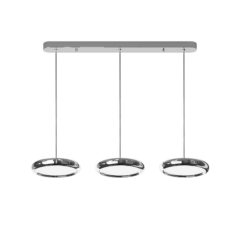 Disc-shape Restaurant Bar Metal Chandelier